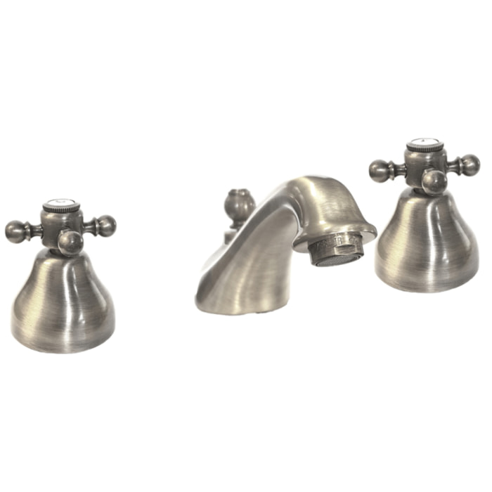 Mélangeur lavabo 3 trous PAINI Tiffany Gris Acier