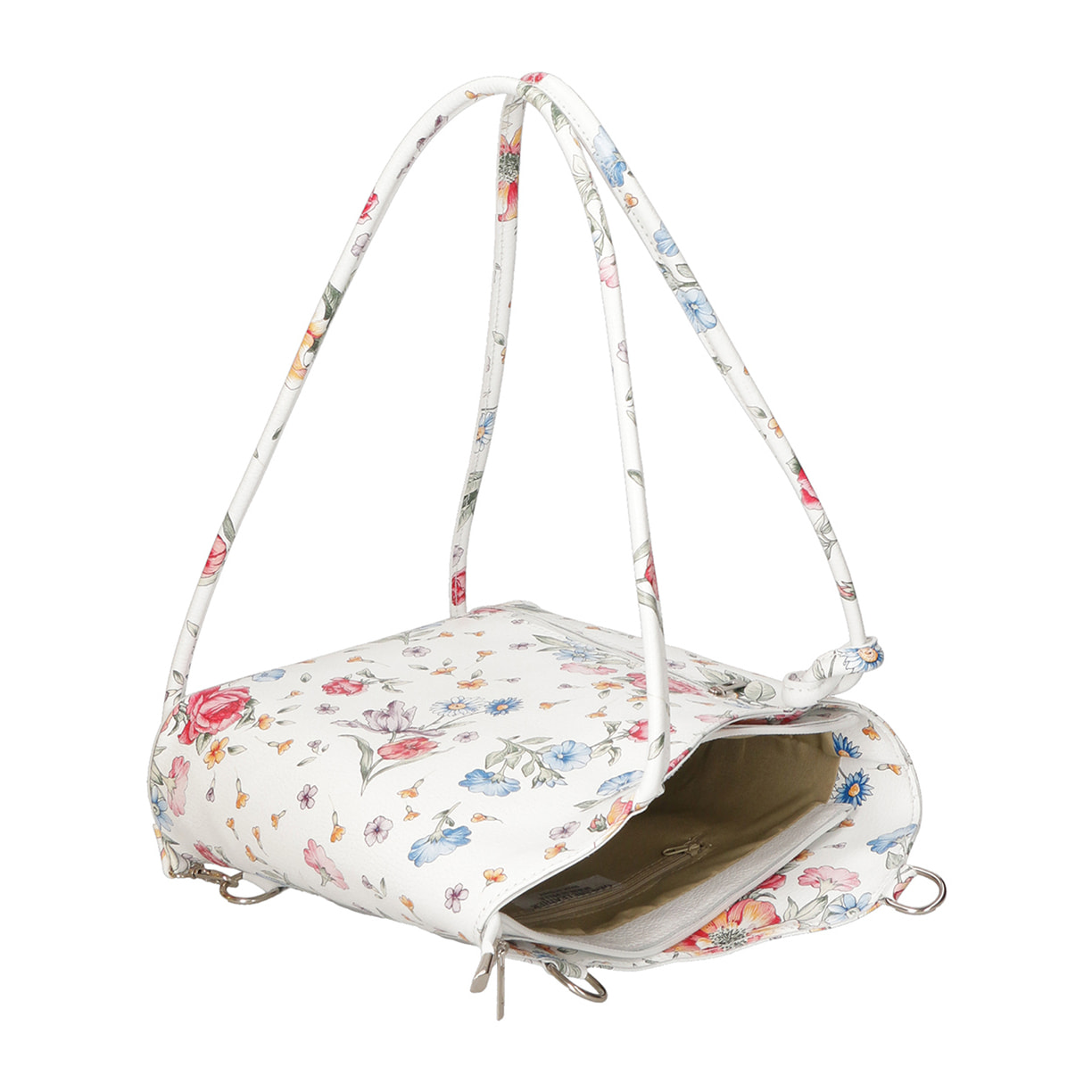 Borsa a spalla da Donna Elsa in Vera Pelle Made in Italy 30x27x9 cm
