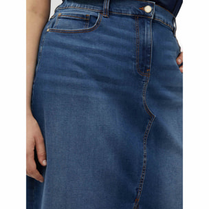 Fiorella Rubino - Gonna lunga in denim - Blu