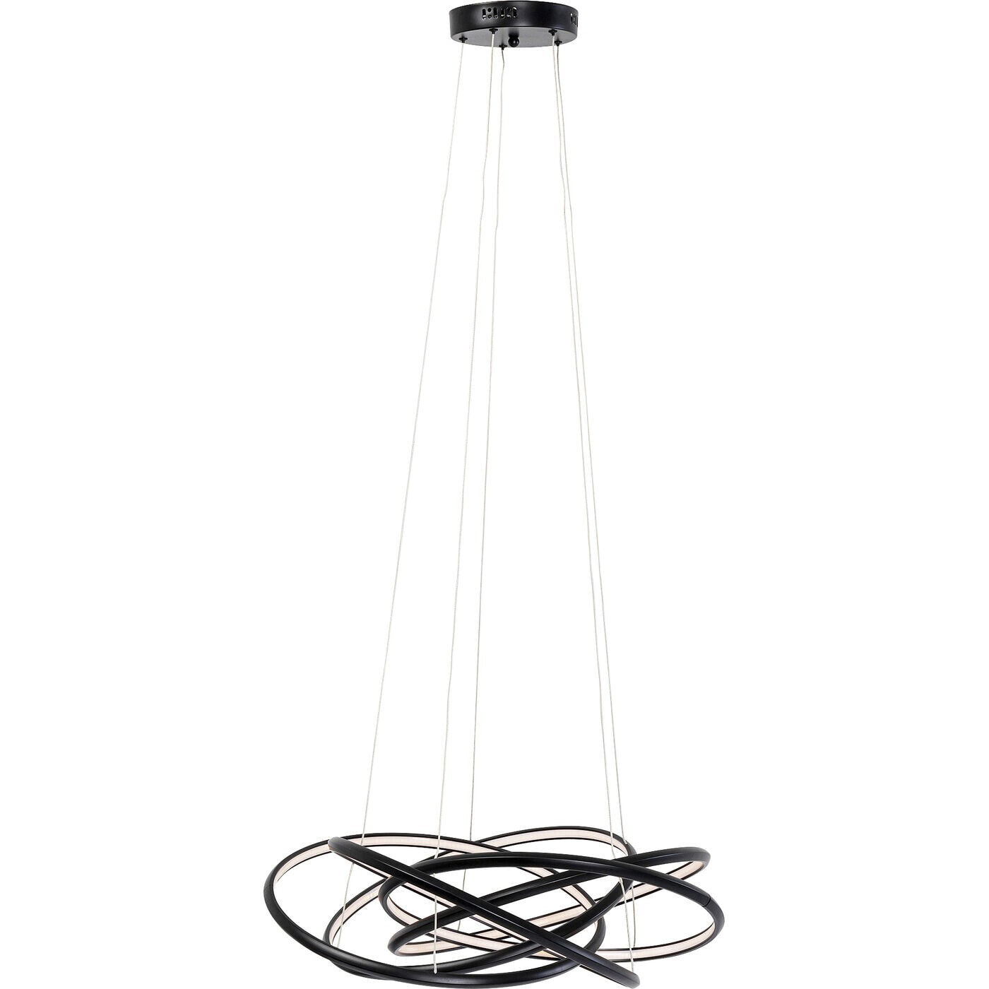 Suspension Saturn LED noire Kare Design