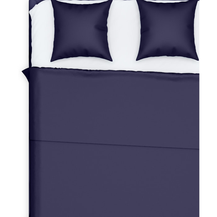 Drap Plat 240x300cm 100%coton 57fils Indigo