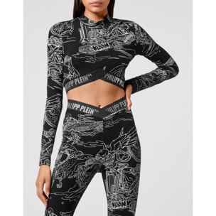 PHILIPP PLEIN Top deportivo TATTOO