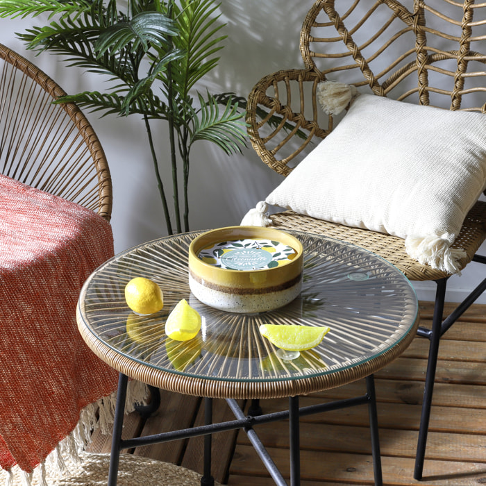 Bougie Parfumee Ceramique Citronnelle