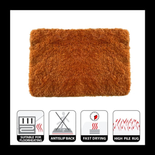 Tapis de bain Microfibre HIGHLAND Orange Spirella