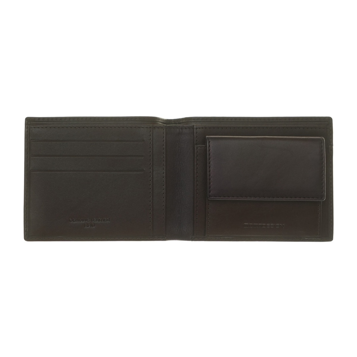 Portafoglio uomo in vera pelle - Modello Valerian Nova - Casual - 12.0 x 9.7 x 2.0 cm