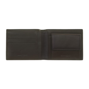 Portafoglio uomo in vera pelle - Modello Valerian Nova - Casual - 12.0 x 9.7 x 2.0 cm