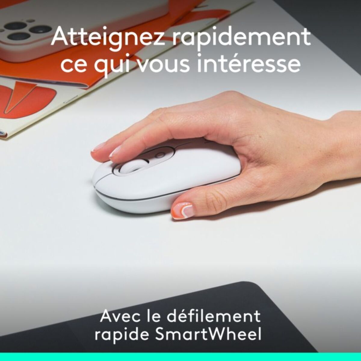 Souris sans fil LOGITECH POP Mouse Blanche