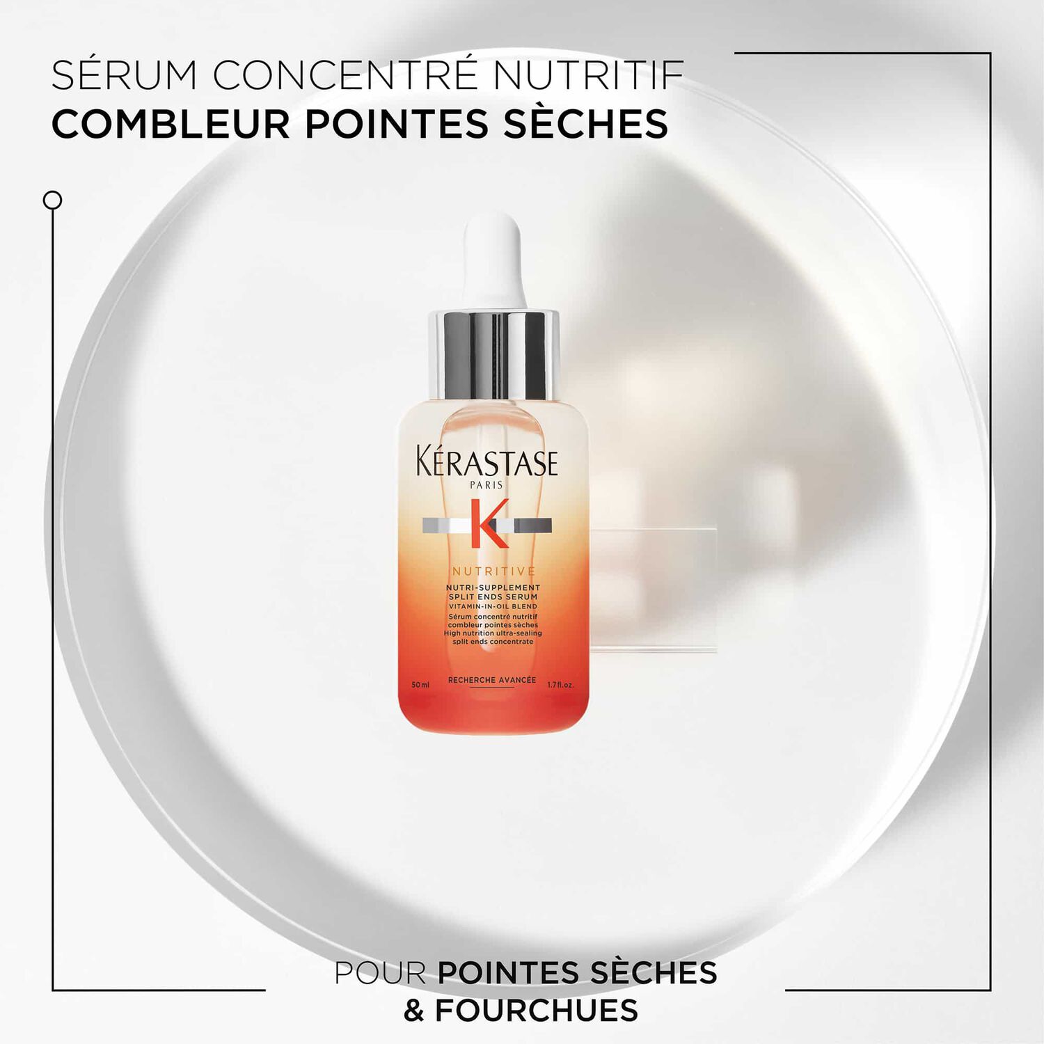 Nutritive - Sérum concentré nutritif combleur de pointes sèches