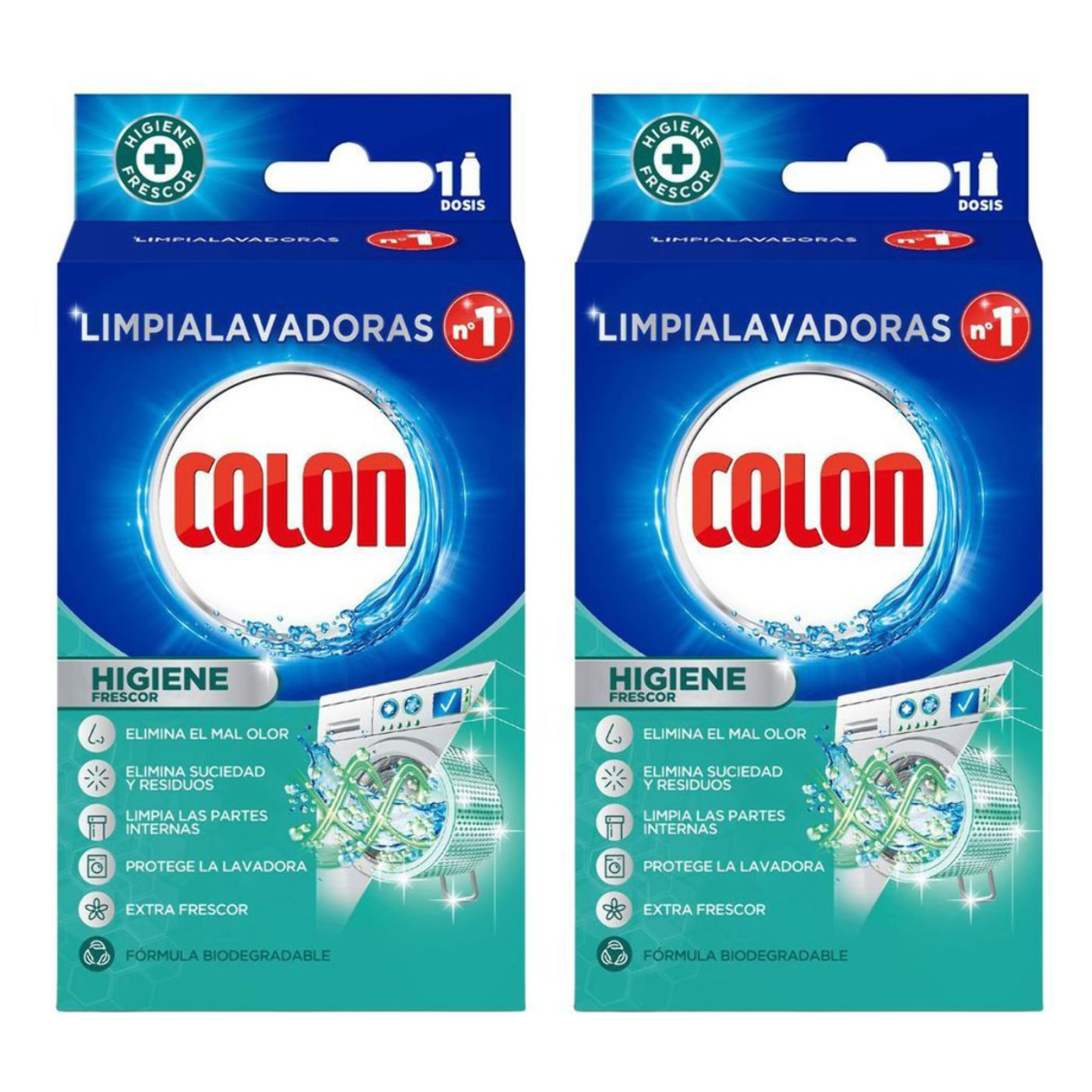 Colon Limpialavadoras Higiene Frescor 250ml, 2 unidades