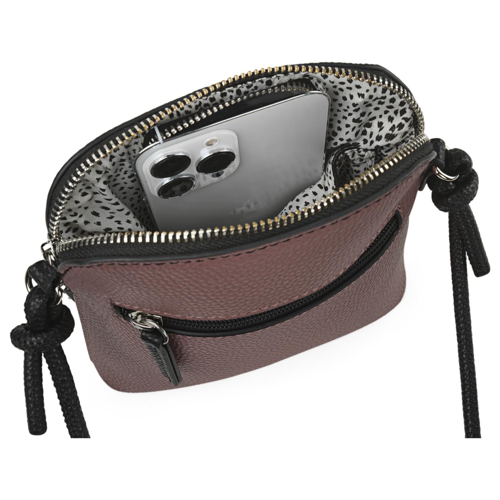 Bolso Bandolera Mujer Sint/Pu Skpat Narbona Negro-Rosa