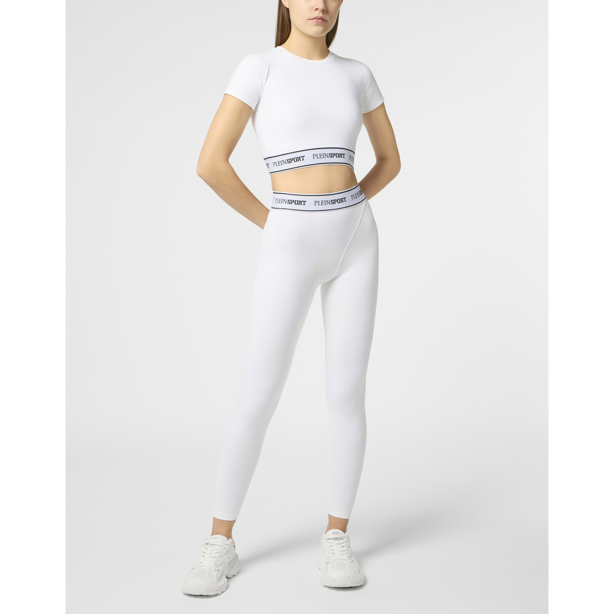 PLEIN SPORT Fleece Jogging Leggings