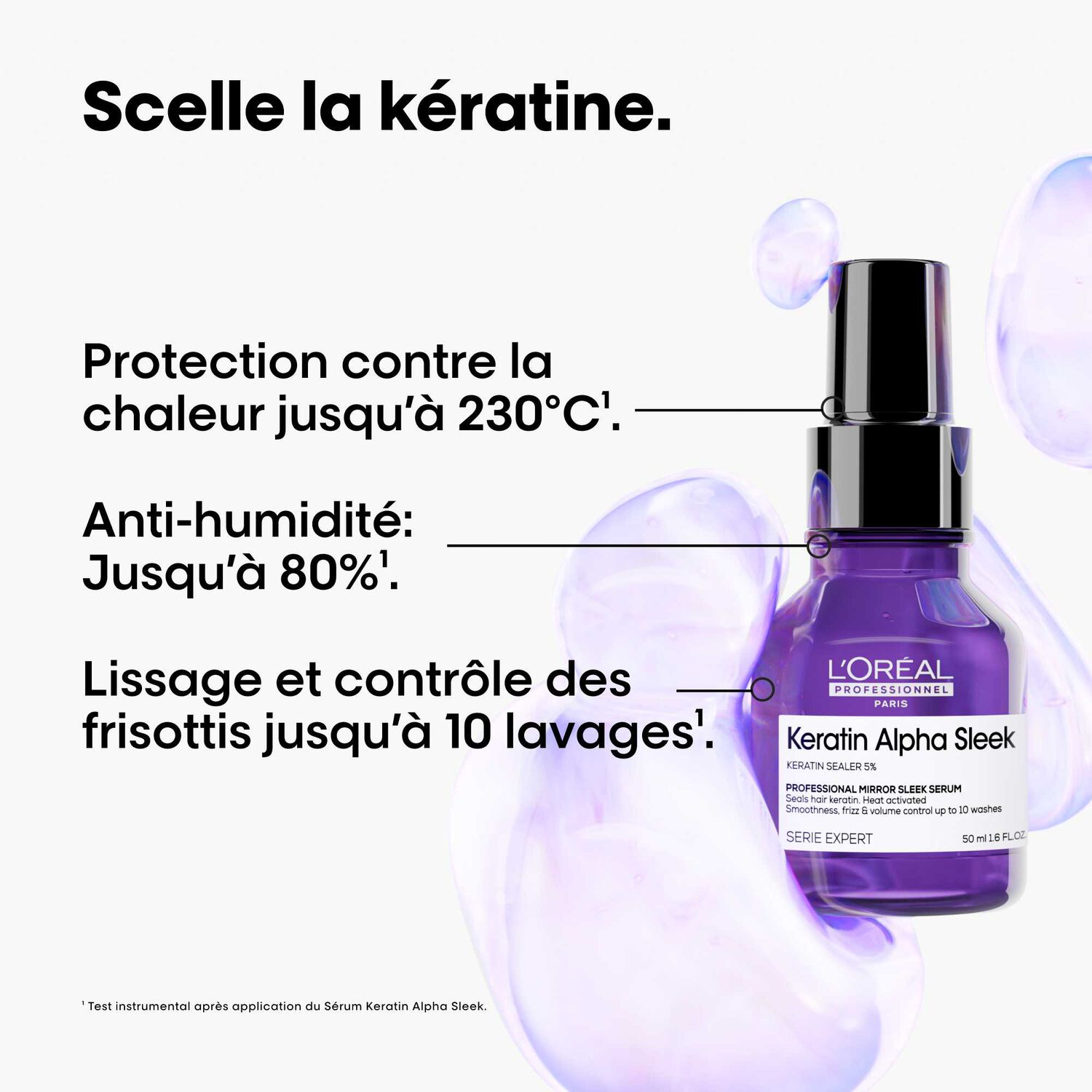 Serie Expert Keratin Alpha Sleek - Sérum à la Kératine