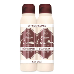 L'Homme - Déodorant Spray Fraîcheur 48h 2x 150 ml