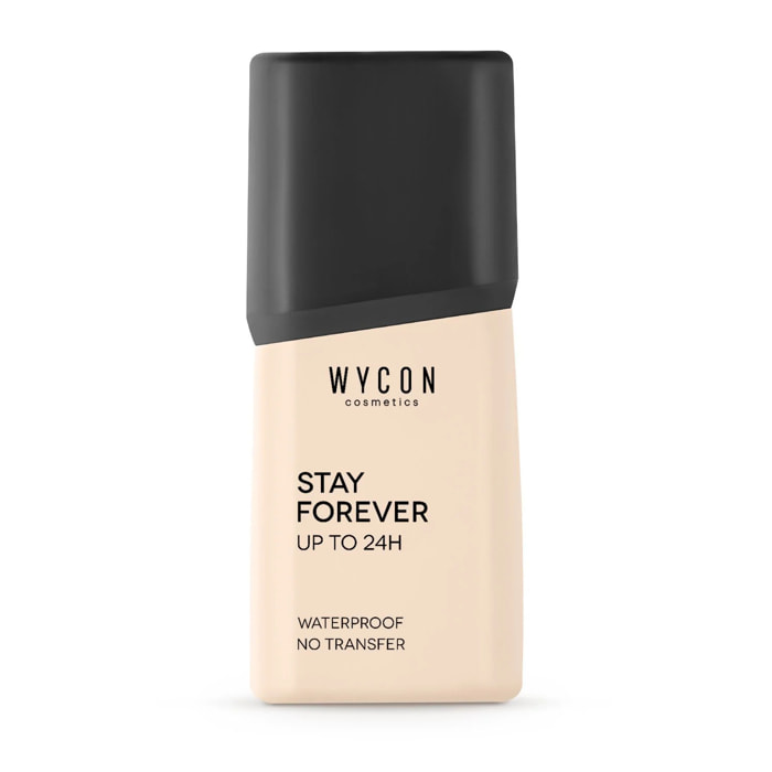 STAY FOREVER Fondotinta waterproof, long lasting 24h e no transfer