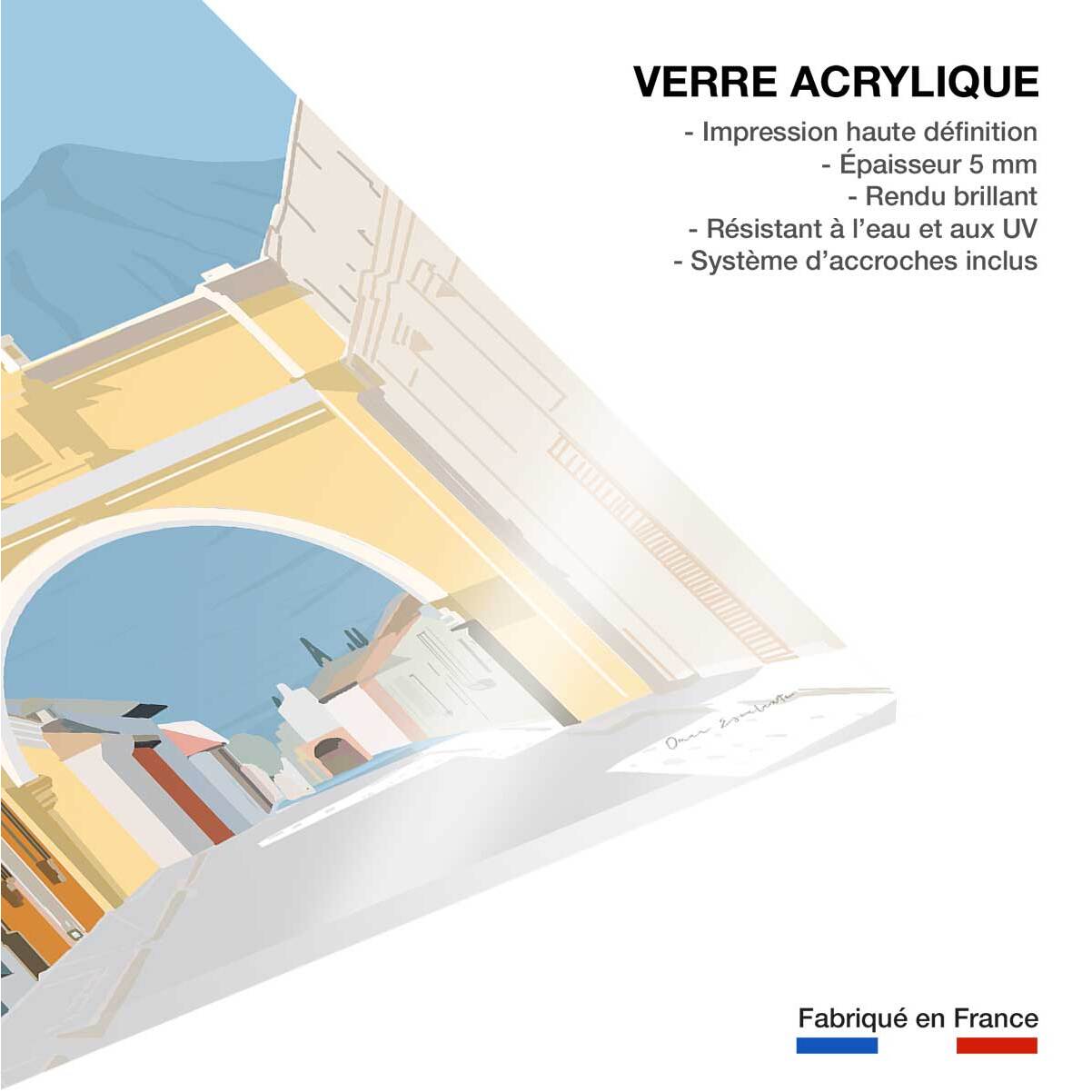 Tableau de voyage Antigua Guatemala Tableau plexiglas