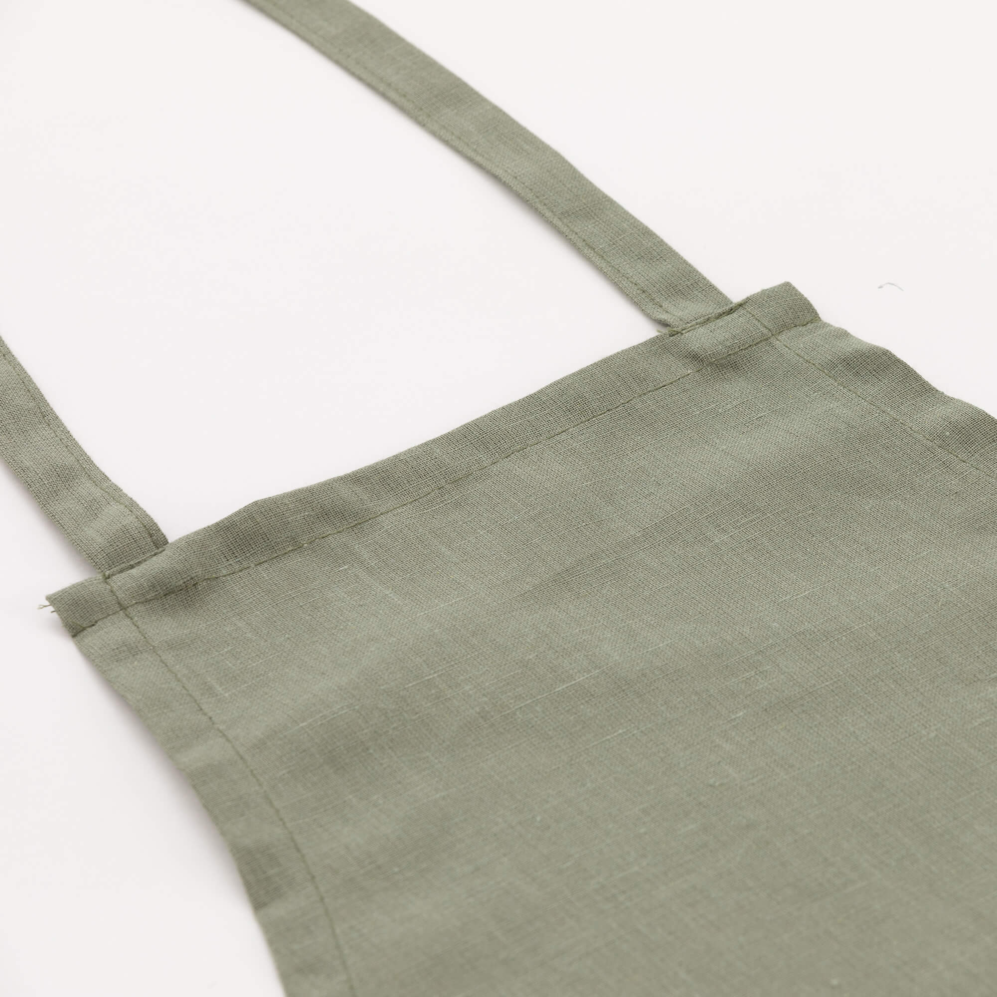 Tablier 100% lin armée verte - 110x69 cm