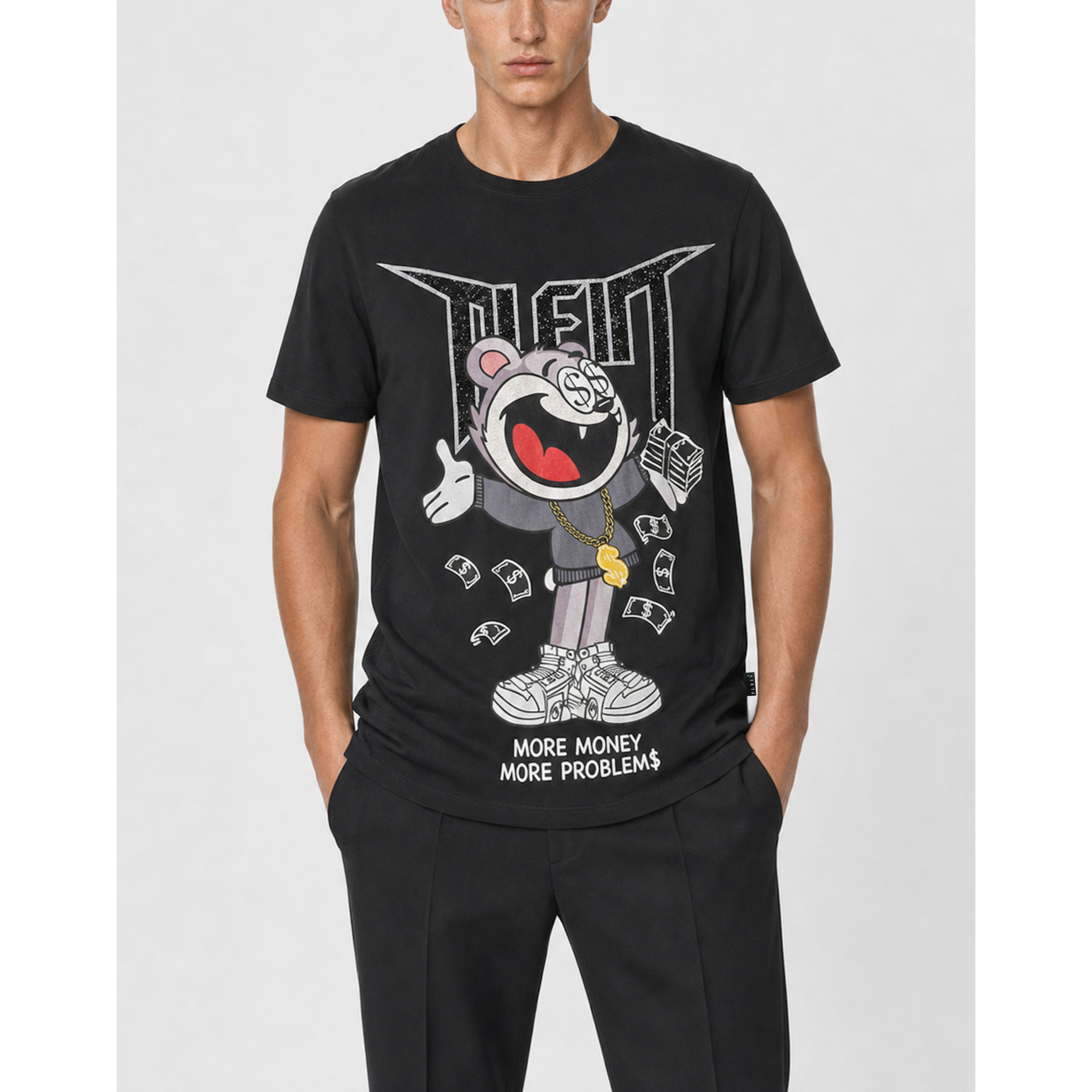 PHILIPP PLEIN T-shirt girocollo a maniche corte MONEY