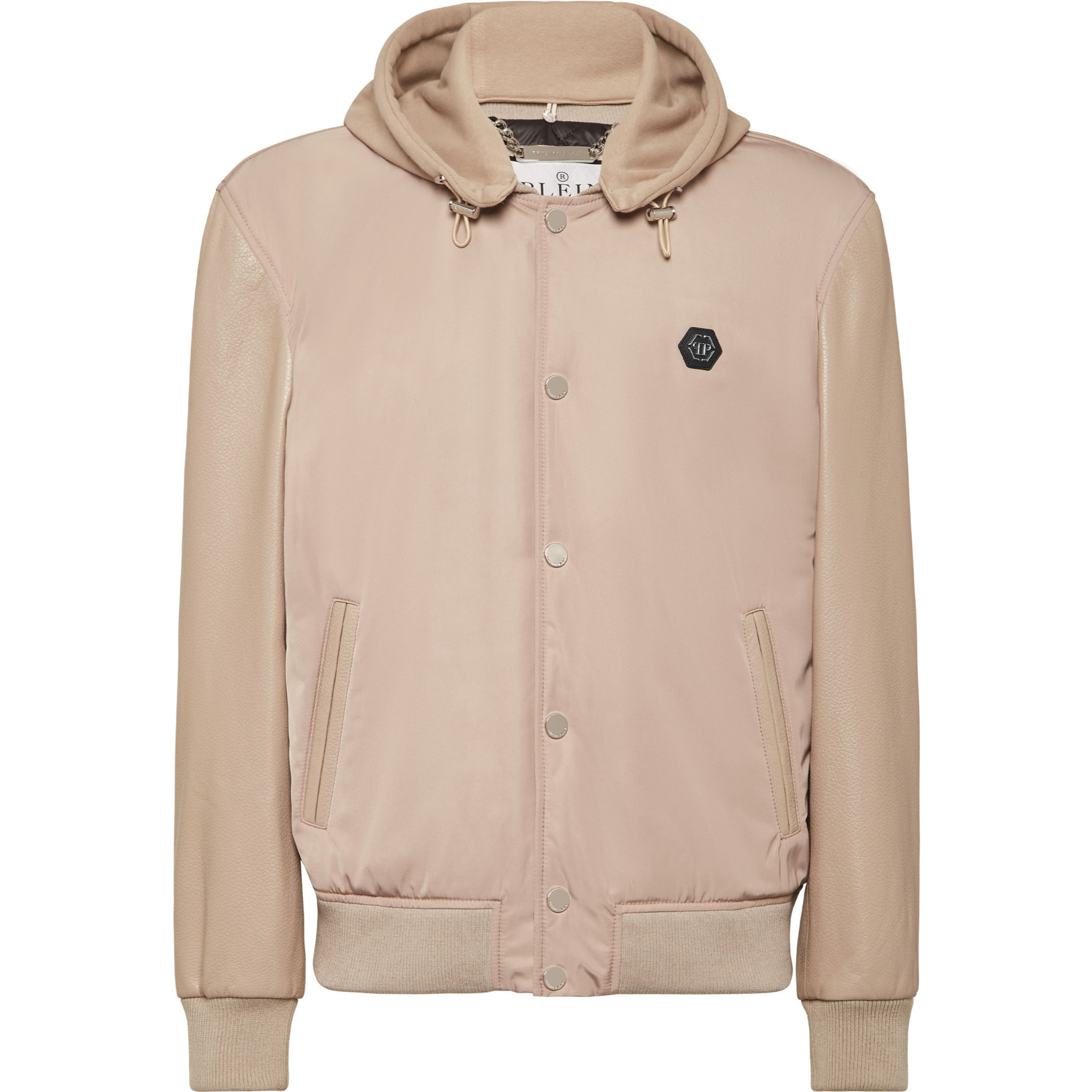 PHILIPP PLEIN Leather Bomber &AMP