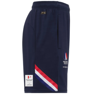 Pantaloni Corti Kappa Uomo Ahorazip Pro 7 Orient Express Blu