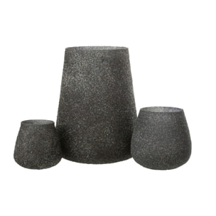 J-Line photophore Paillettes - verre - mauve - large