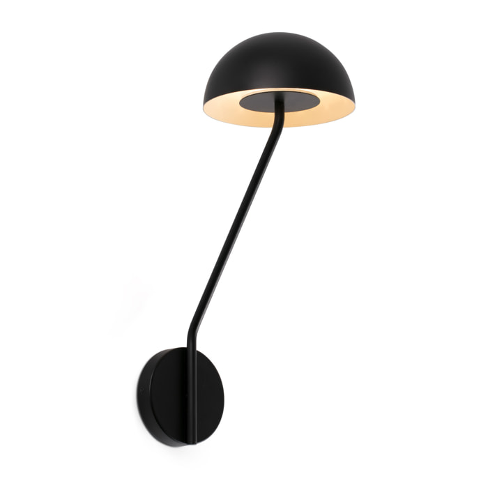 PURE Lampe applique noire et blanc cassé