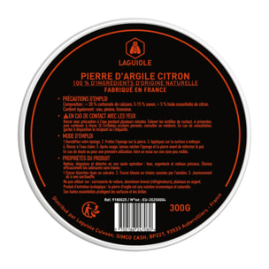 Pierre d'argile blanche 330 g