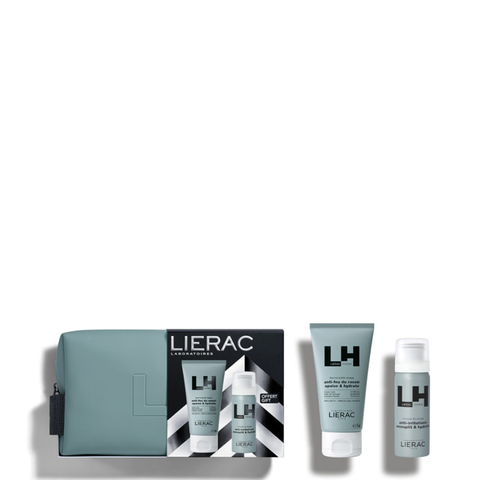 Lierac Homme - Coffret Baume Après-rasage 75ml + Mousse de Rasage 50 ml