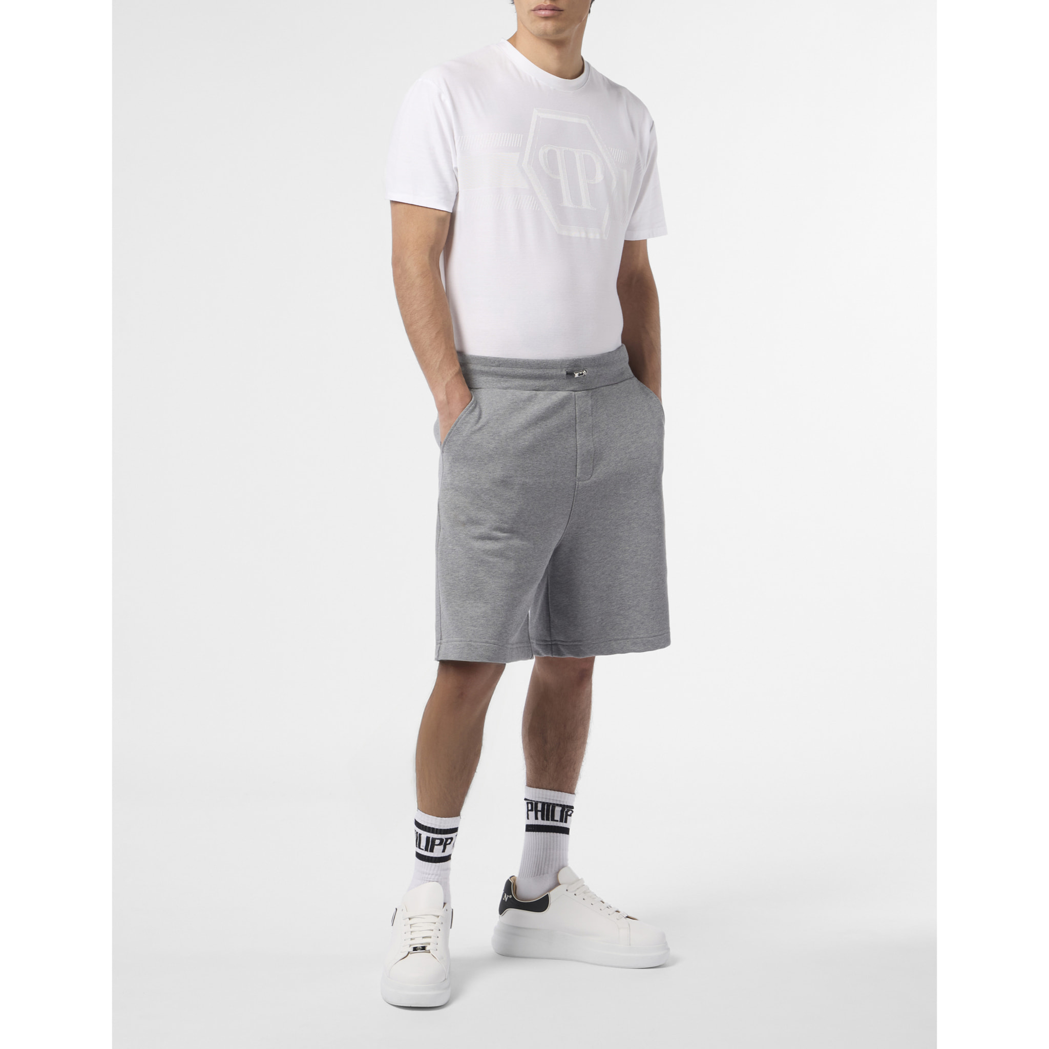 PHILIPP PLEIN Fleece Shorts Basic