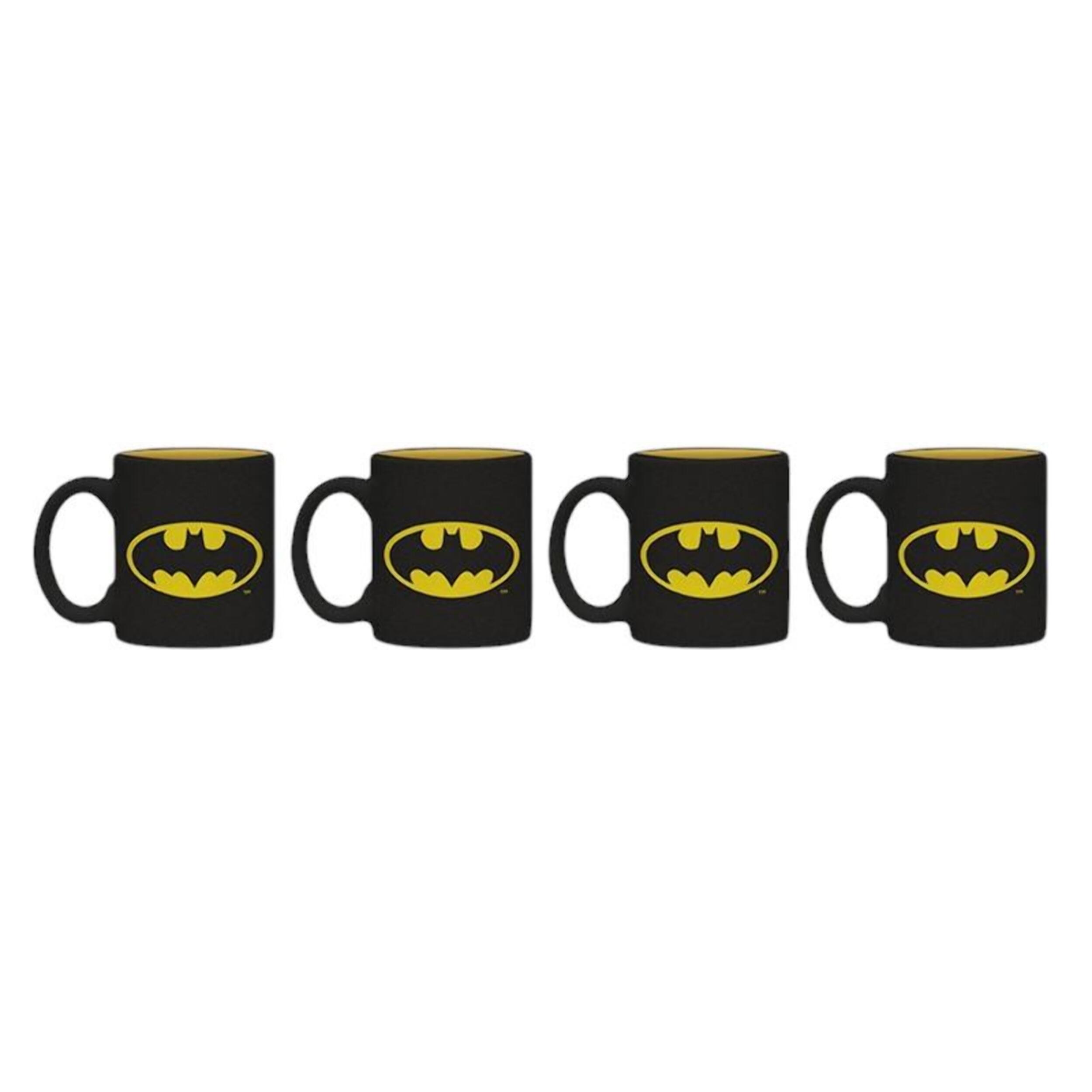 Dc Comics Batman Set 4 Tazzine per Espresso Abystyle