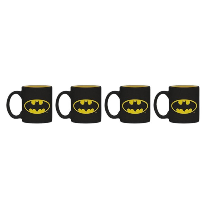 Dc Comics Batman Set 4 Tazzine per Espresso Abystyle