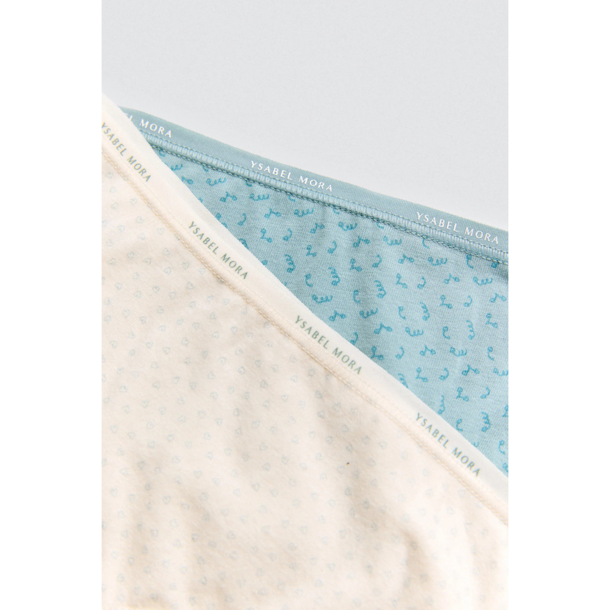 Confezione da 2 mutandine midi in morbido cotone stampato