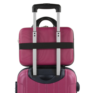 Juego De Maletas Rígidas Abs Itaca Havel Fresa