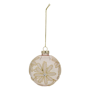 BDN VERRE 80MM MARGUERITE ROSE