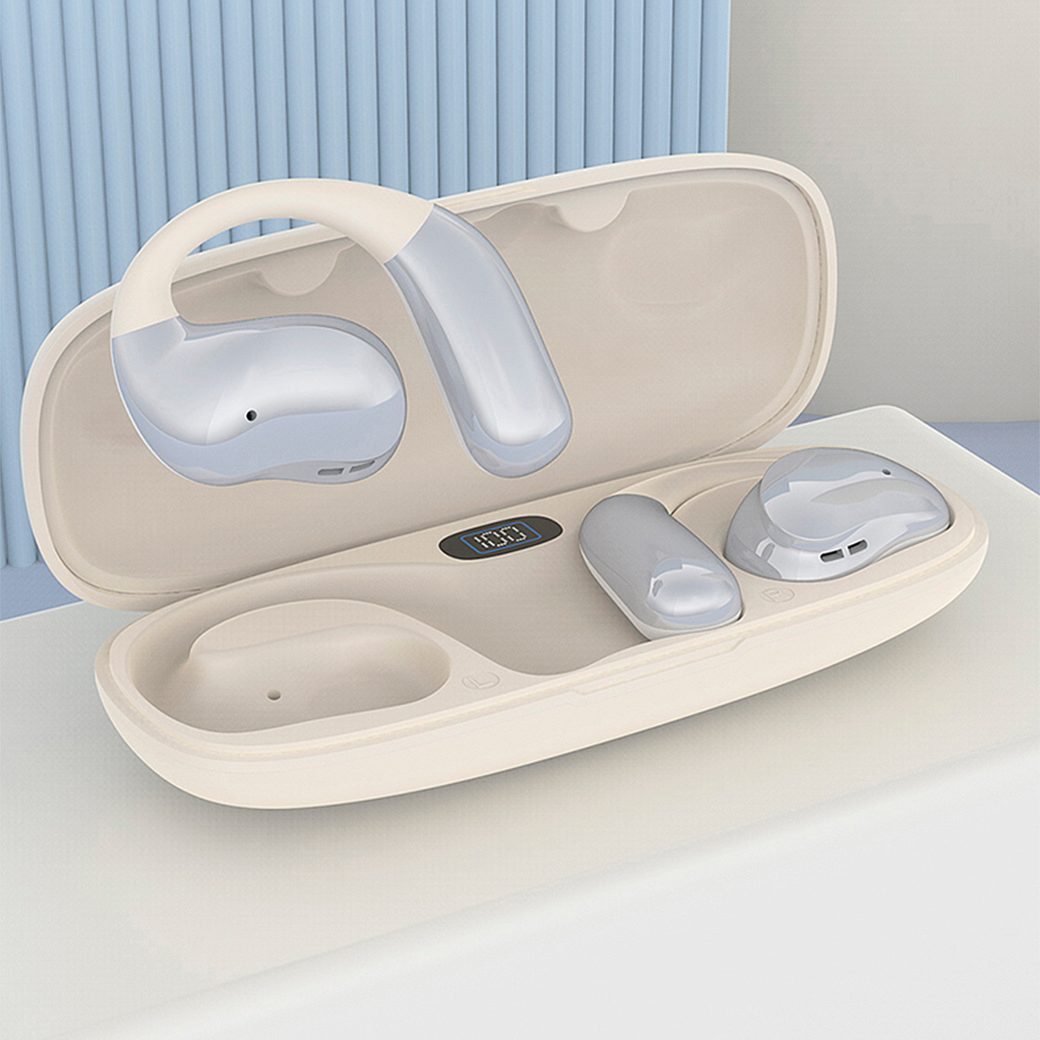 Cuffie YJ11 con Bluetooth 5.4 Tecnologia OWS con traduttore AI.