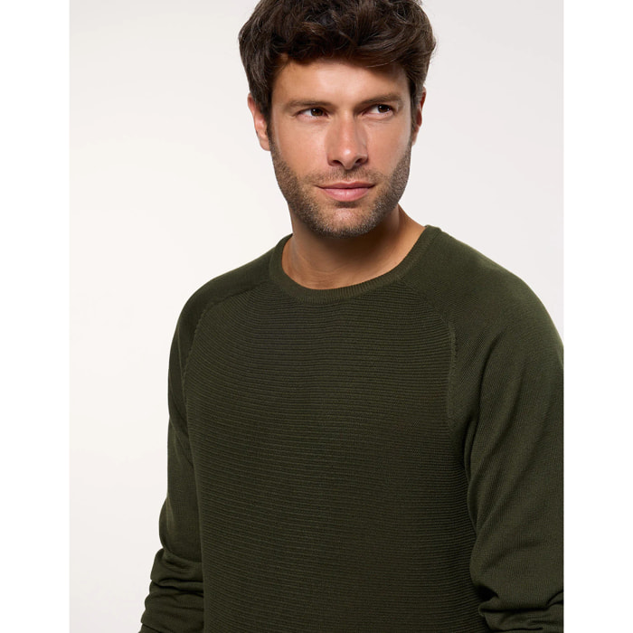 Jersey Manga Larga Verde Oscuro - Nusti