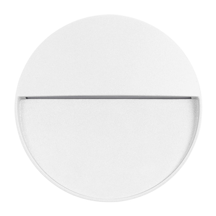 FORLIGHT Nod Round - Foco LED Exterior IP65 de Superficie para Pared. Lámpara de Pared para Señalizar Caminos | Escaleras y Rod