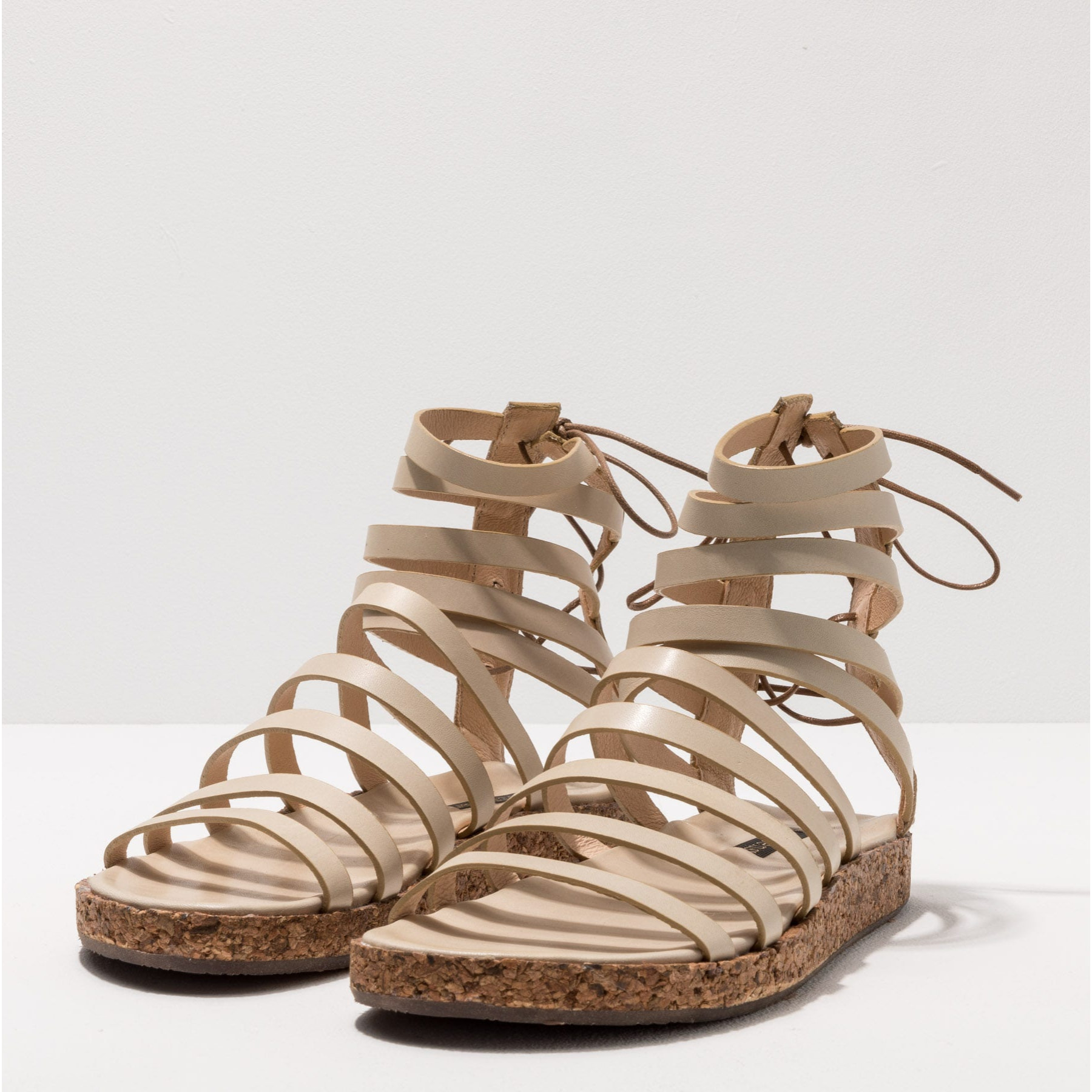 Sandalias S3211 RESTORED SKIN CREAM / TARDANA color Cream