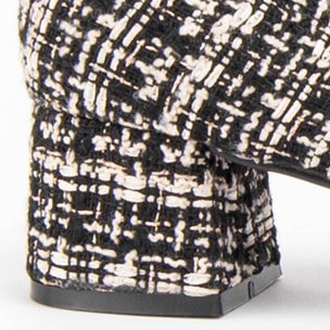 Zapato De Tacón - Negro - Altura: 4 Cm