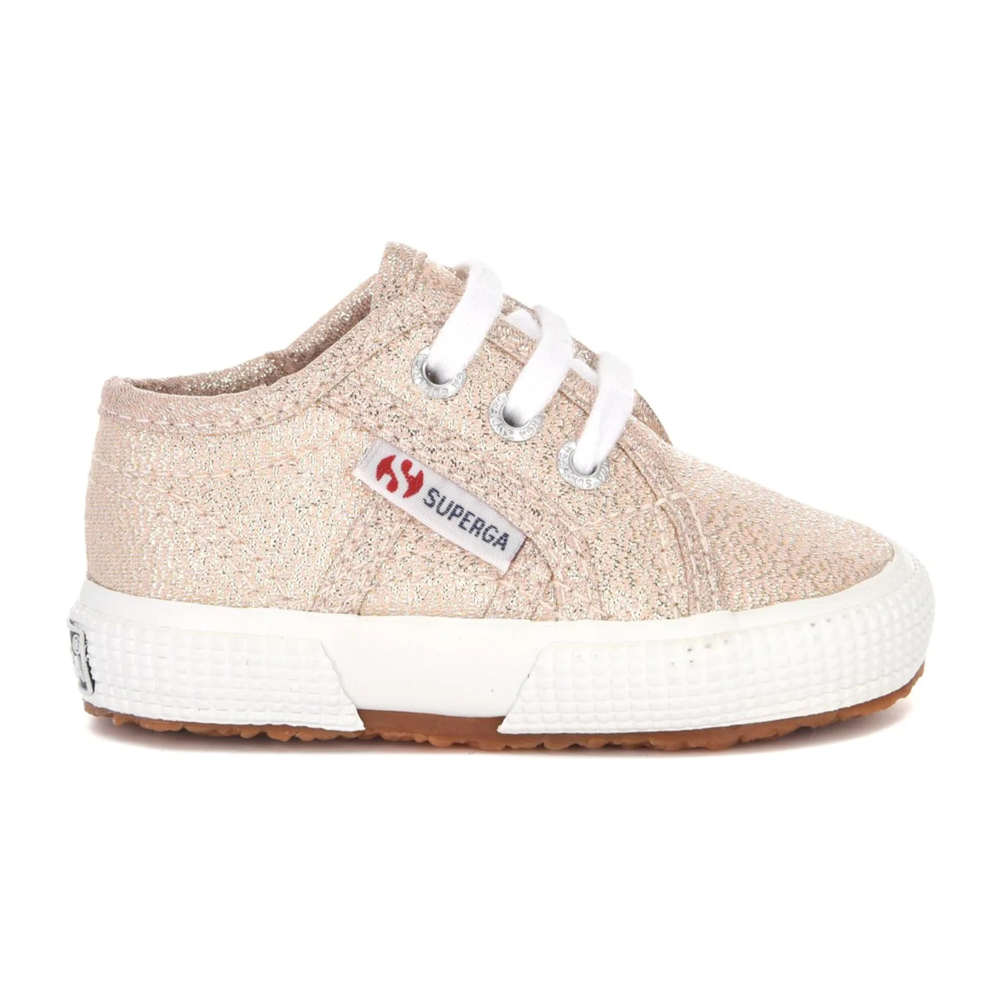 Le Superga Bambina Rosso 2750 Baby Lame