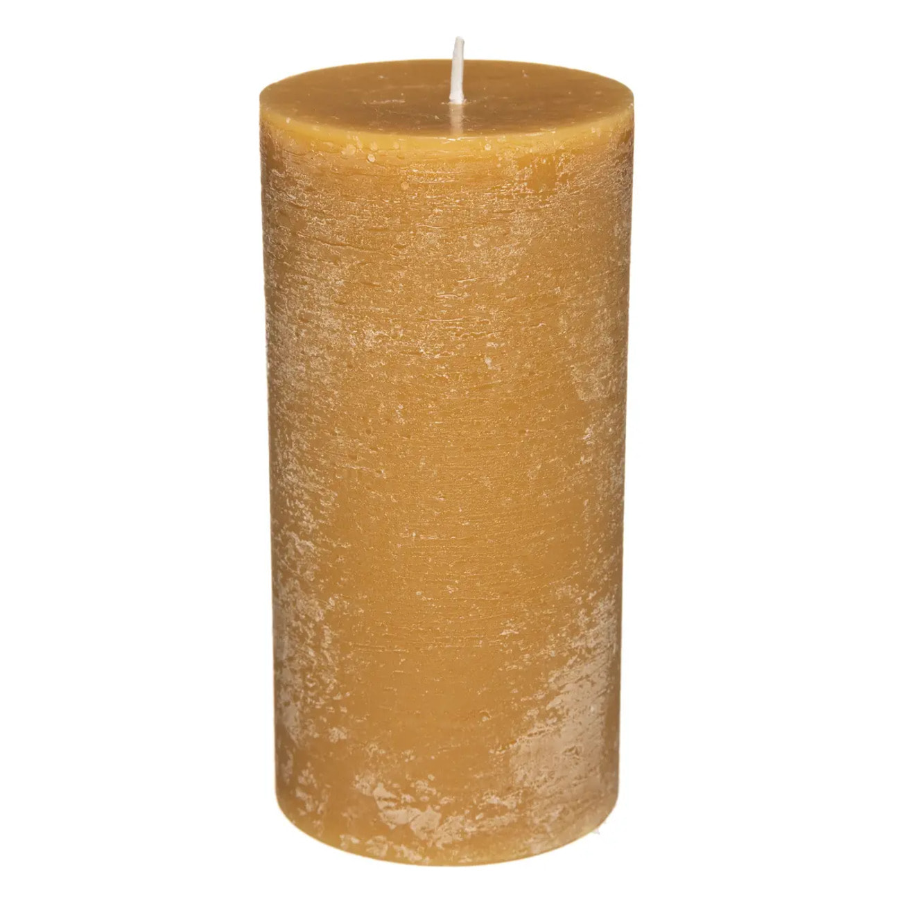 Bougie rustique - jaune - 445g