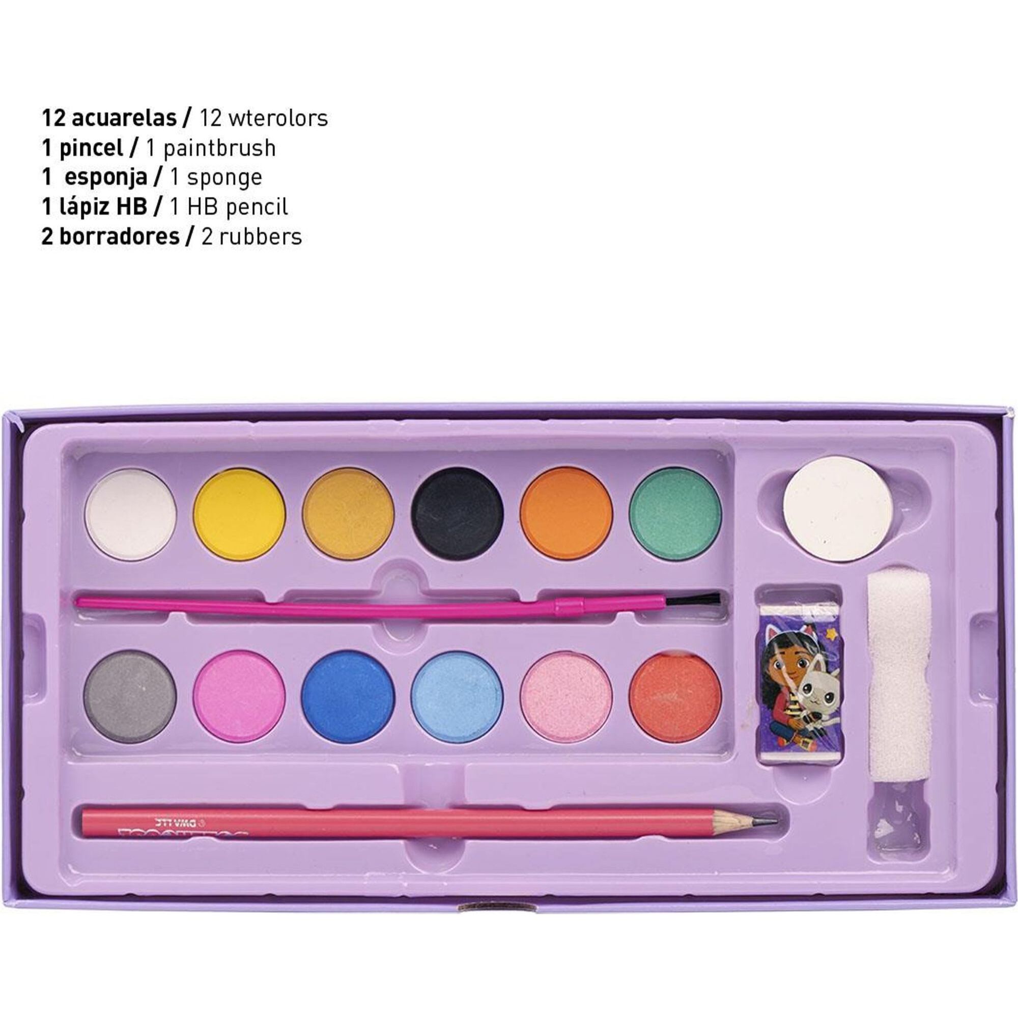 Maletin Papeleria Coloreable La Casa De Muñecas De Gabby