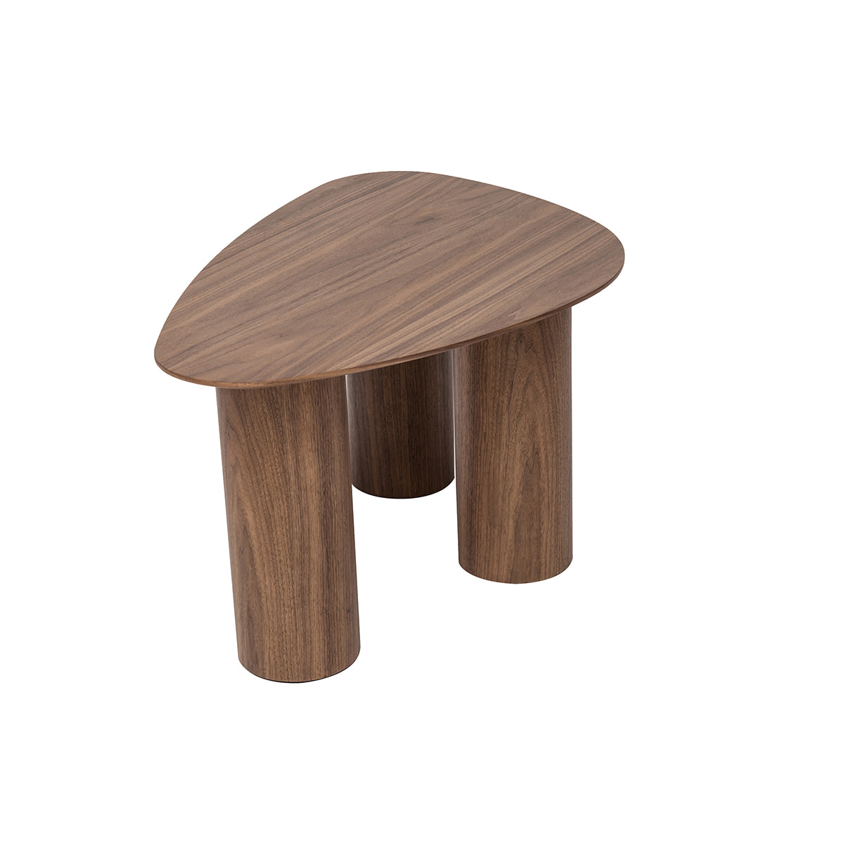 Tables basses gigognes design en bois foncé (lot de 2) FOLEEN