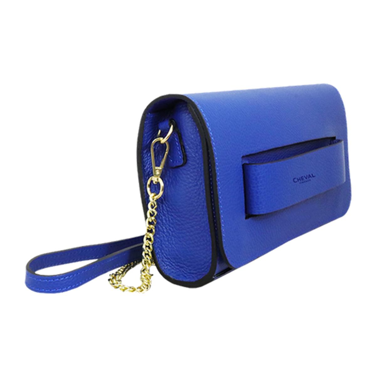 Pochette Cheval Firenze Hamal Blu