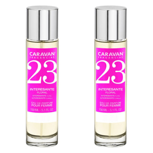 Caravan fragancias - caja de regalo con 2 perfumes nº23 de 150 ml, para mujer