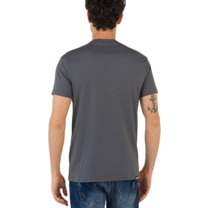 T-shirt in cotone 150 gr Twister Hot Buttered Grigio Scuro.
