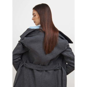 CAPPOTTO GRIGIO SCURO CONBIPEL