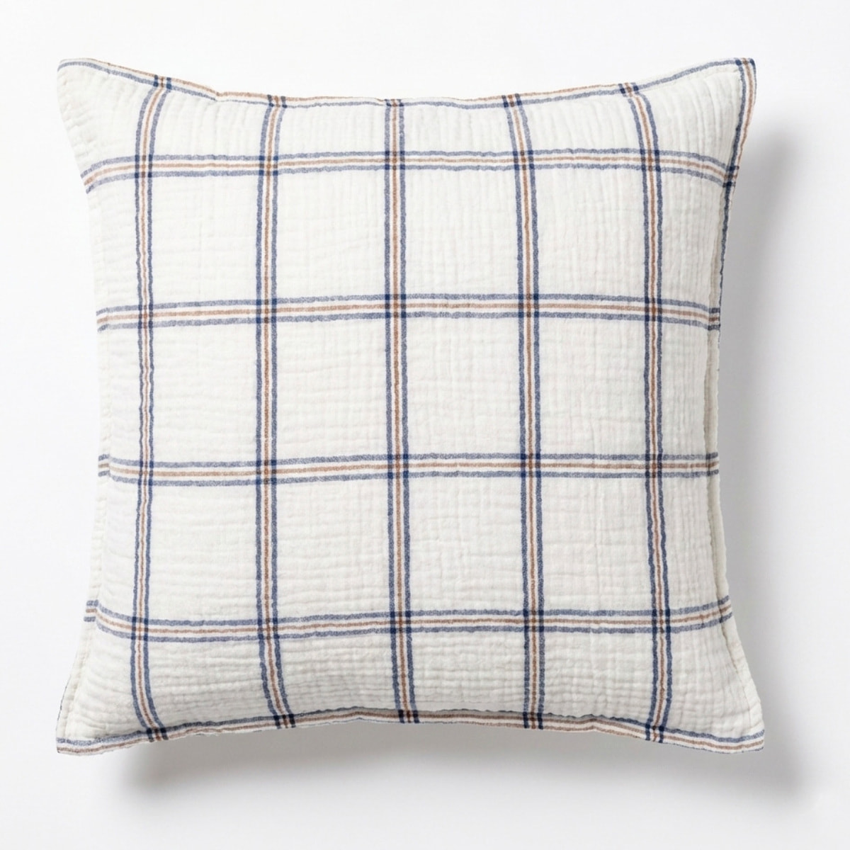 Housse de coussin en gaze de coton, SIMPLEMENT GAUFRÉ