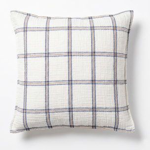 Housse de coussin en gaze de coton, SIMPLEMENT GAUFRÉ