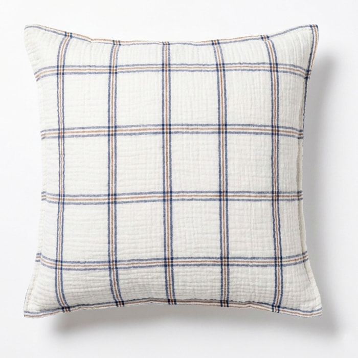 Housse de coussin en gaze de coton, SIMPLEMENT GAUFRÉ