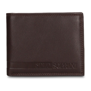 Portafoglio uomo in vera pelle - Modello Eldrin Prime - Casual - 12.5 x 9.5 x 2.0 cm